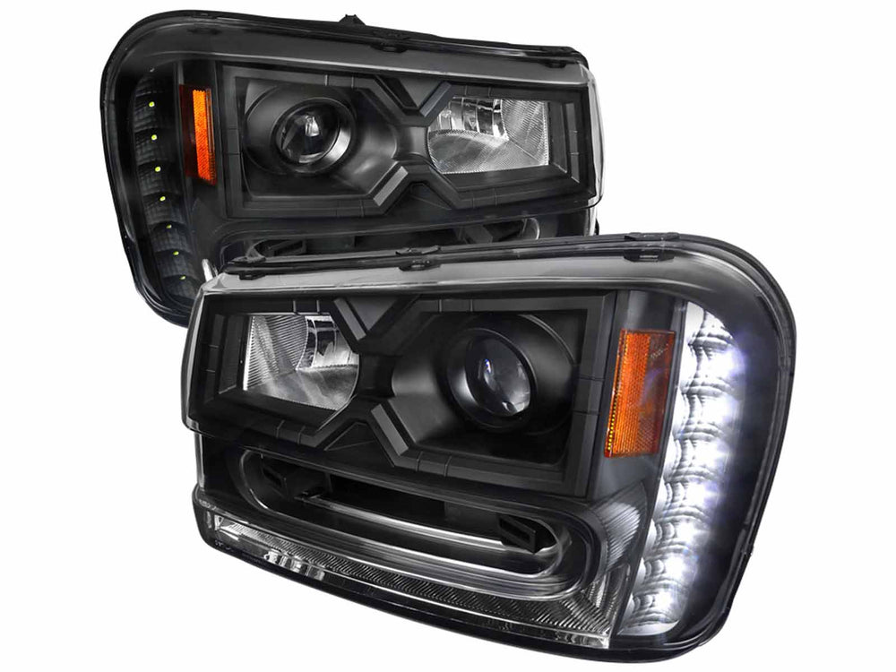 PROJECTOR HEADLIGHT BLACK HOUSING