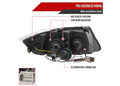 R8 STYLE PROJECTOR HEADLIGHT CHROME