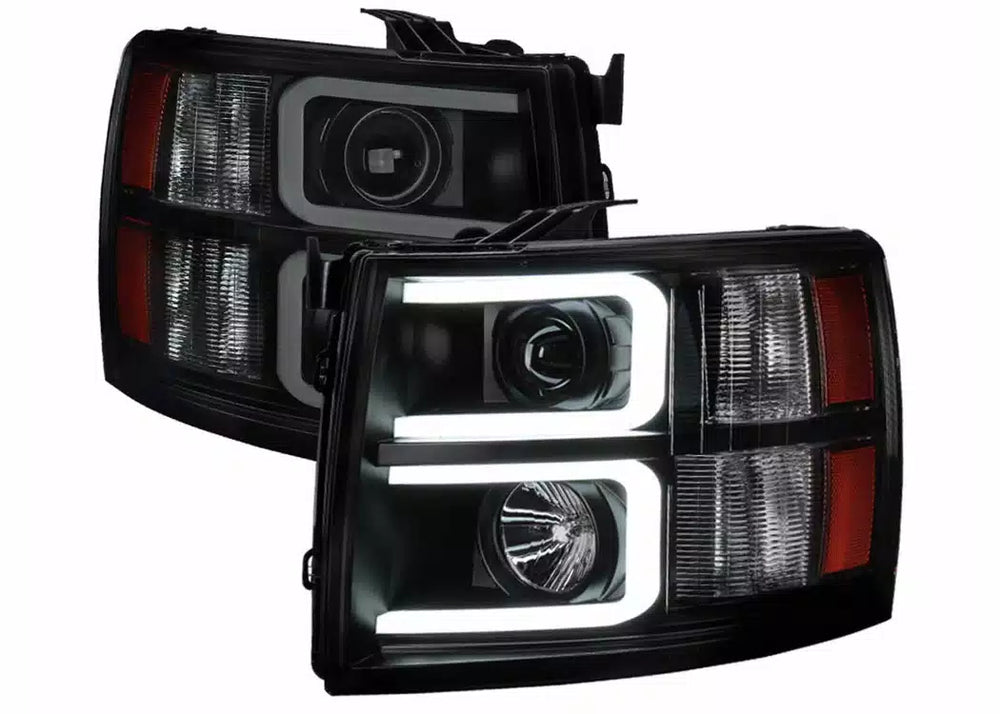 PROJECTOR HEADLIGHTS- SMOKE WITH BLACK HOUSING