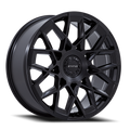 ST005 22X9.5 6X120/132 MATTE BLACK