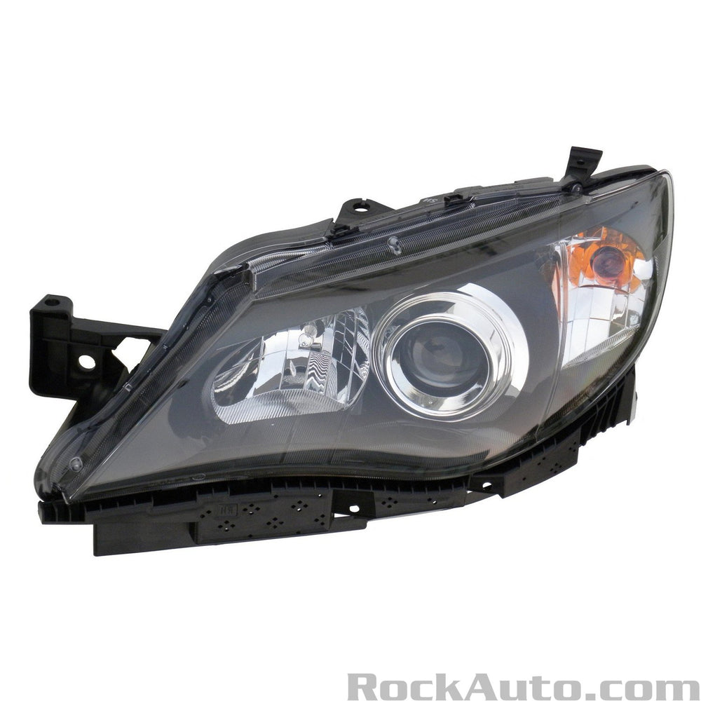 LH HEADLAMP ASSY COMPOSITE; SEDAN/2.5I; BLACK; IMPREZA 0811