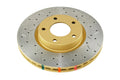 DBA 04-05 Mazda 3 2.3L (exc. MazdaSpeed) Front Drilled & Slotted 4000 Series Rotor