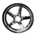 Race Star 92 Drag Star 15x3.75 5x4.50bc 1.25bs Direct Drill Polished Wheel