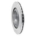 DFC 10-14 BMW X5 Rear Right Drilled & Slotted Silver Brake Rotor