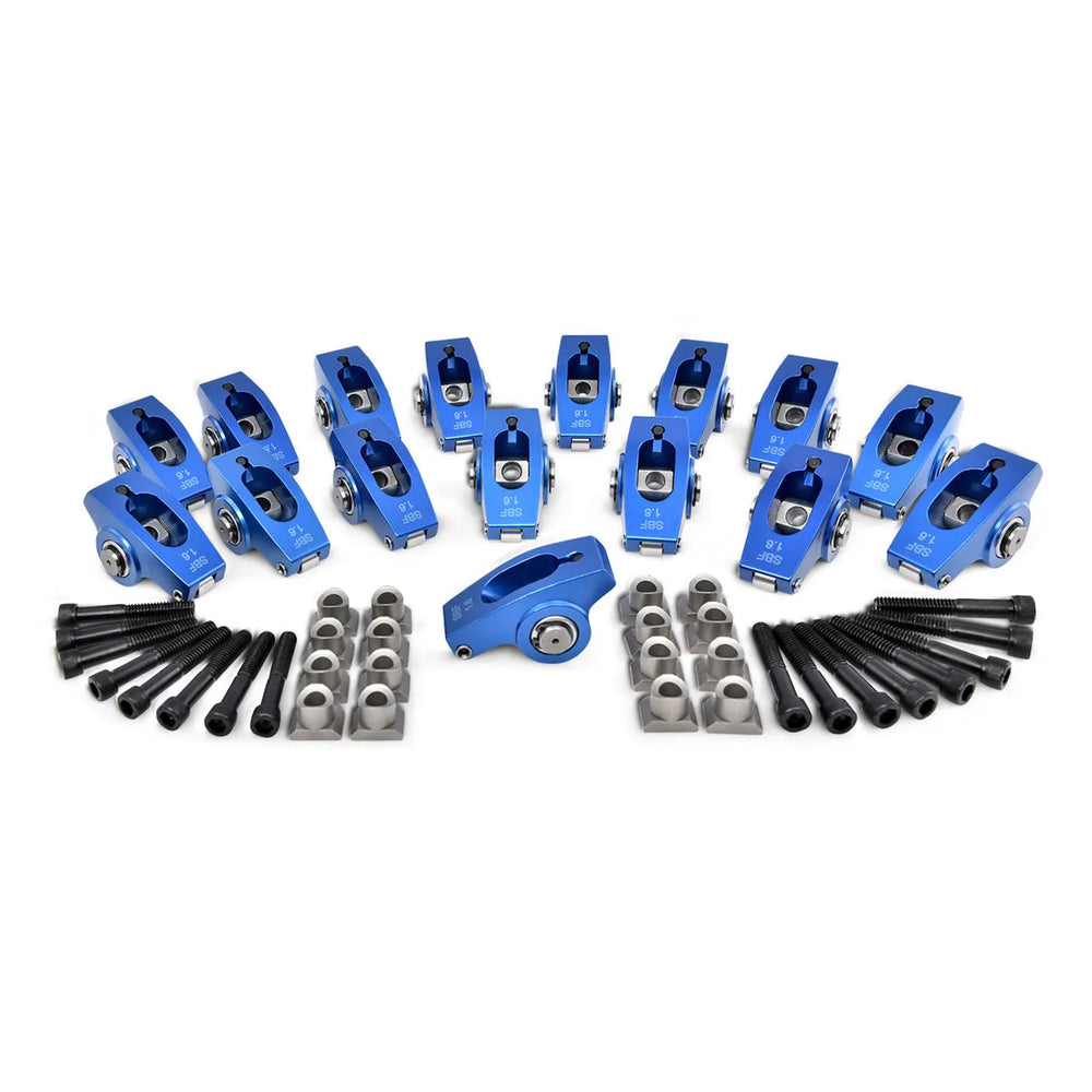 SBF Roller Rocker Arms 1.7 Ratio 5/16in Ped Mnt