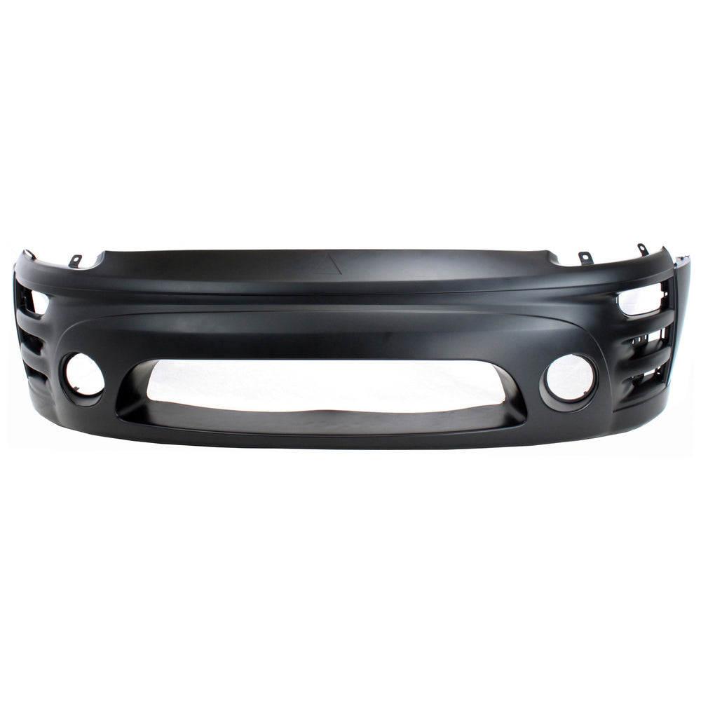 FRONT BUMPER COVER; FROM 2/02; MATTEBLACK; ECLIPSE 0205