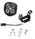 SS3 LED POD MAX WHITE DRIVING ANGLED LH (SINGLE)