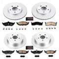 Power Stop 00-05 Dodge Neon Front & Rear Z17 Evolution Geomet Coated Brake Kit
