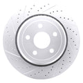 DFC 12-25 Dodge Durango Rear Left Drilled & Slotted Geoperformance Rotor