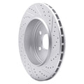 DFC 12-25 Dodge Durango Rear Left Drilled & Slotted Geoperformance Rotor