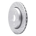 R1 12-25 Dodge Durango Rear Right Drilled & Slotted Geoperformance Rotor