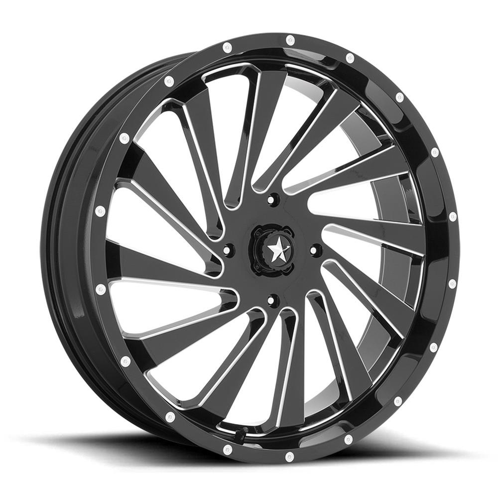M46 18X7 4X156 G-BLK MILL 00MM