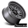 D801 17X8.5 5X5.0 MT-GNMTL -10MM