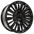 22 IN REPLICA WHEEL FITS CADILLAC ESCALADE CA92 GUNMETAL WITH POLISHED FACE 22