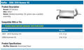 0610 HUMMER H3 MUFFLER WELDED ASSEMBLY
