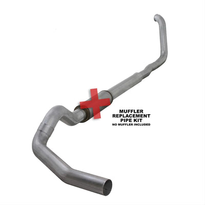 Diamond Eye KIT CLAMP 5 TURBO-BACK SINGLE; ALUMINIZED: 1999.5-2003.5 FORD 7.3L F250 F350 K5323A-5