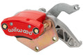 Wilwood RH MC4 Mechanical Parking Brake Caliper - 2.00in Bracket - 1.10in Disc - Red