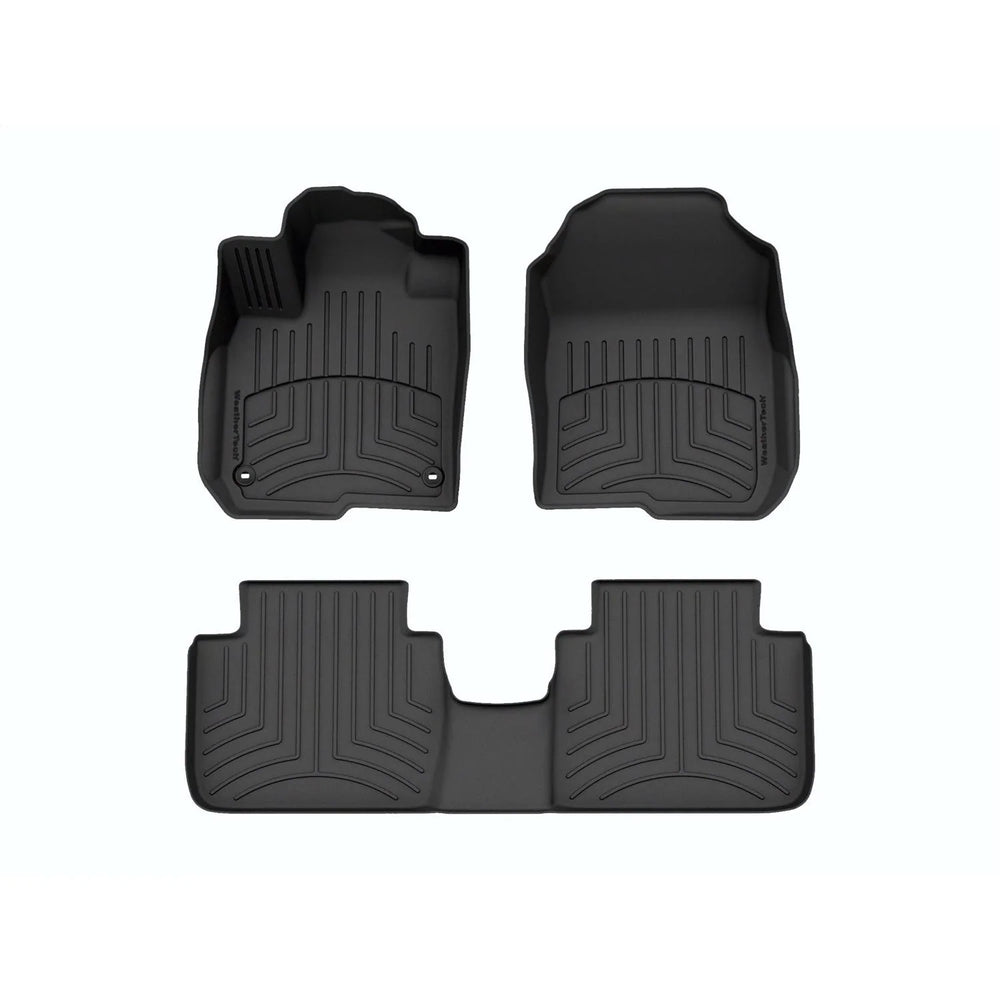 WeatherTech Black Front Rear FloorLiner HP Fits -23-25 Acura Honda 441746-1-2IM