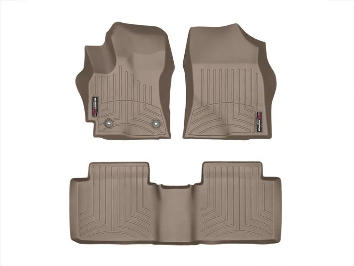 WeatherTech Tan Front Rear FloorLiner HP Fits -20-19 Corolla 4511091-455802IM