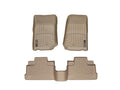 WeatherTech 07-13 Jeep Wrangler Unlimited 4-Door Front and Rear FloorLiner HP - Tan