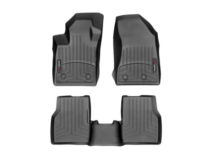 WeatherTech Black Front Rear FloorLiner HP Fits -20-26 Compass 441205-1-2IM