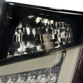 LED TAIL LIGHTS GLOSSY BLACK HOUSIN