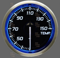 Defi DF Blue Racer N2 Temp Gauge Metric 60mm