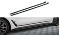 Maxton Gloss Black Front Splitter VW 14-17 Golf R Mk7