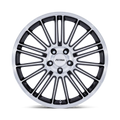 PE001 18X8 5X4.5 G-BLK MACH 40MM