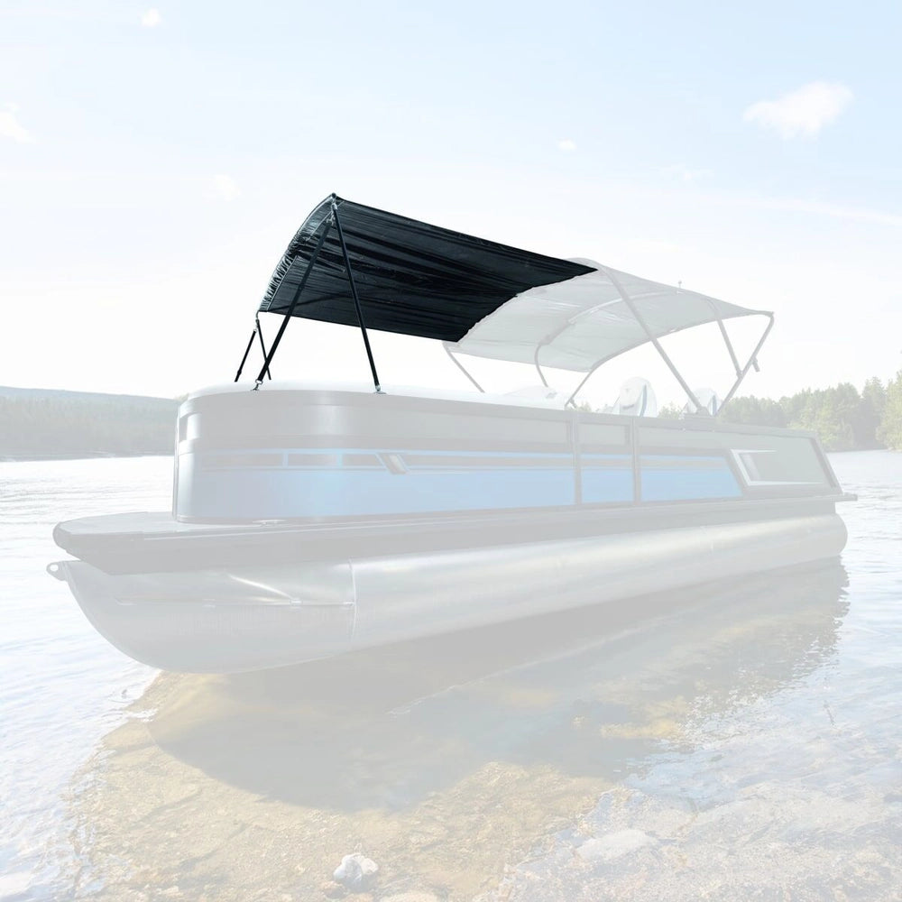 BIMINI EXTENSION KIT WITH BLACK HARDWARE; 7 FT BLACK CNVS