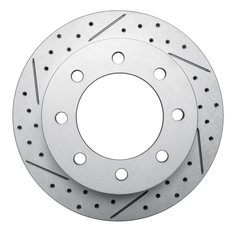 DFC 99-20 Chevrolet Silverado 3500 Hd Rear Left Drilled & Slotted Geoperformance Rotor