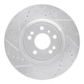 R1 12-18 Mercedes-Benz Gle350 Front Left Drilled & Slotted Geoperformance Rotor