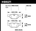 Hawk Performance auto part close-up