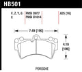 Hawk Performance auto part detail