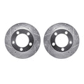 R1 Concepts Brake Rotor- D/S - Silver Fits Ford Bronco