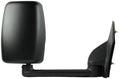 0318 MIRROR EXPRESS/ SAVANA TOWING PTM BLK DUAL LENS FOLD RH MANUAL