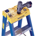 WERNER 4FT FIBERGLASS TWIN STEP LADDER TYPE I 250# CAPACITY T6004