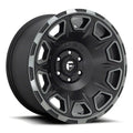 Fuel Wheels black auto part