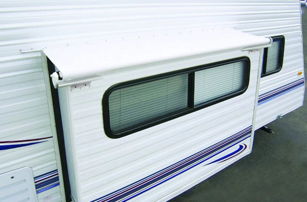 RV SLIDEOUT VINYL AWNING 81IN BLACK