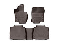 WeatherTech Cocoa Front and Rear Floorliners Fits -24-25 Mercedes-Benz 471533-1-2