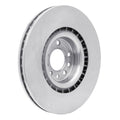 DFC 08-11 Saab 9-3 Front Right Drilled & Slotted Silver Brake Rotor
