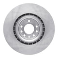DFC 08-11 Saab 9-3 Front Right Drilled & Slotted Silver Brake Rotor
