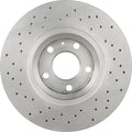 Brembo 02-06 Audi A4/01-04 A6/00-04 A6 Quattro Front Premium Xtra Cross Drilled UV Coated Rotor