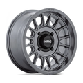 KMC POWERSPORTS KS138 15X7 4X137 ANTHRACITE 10MM - KS138AX15704810
