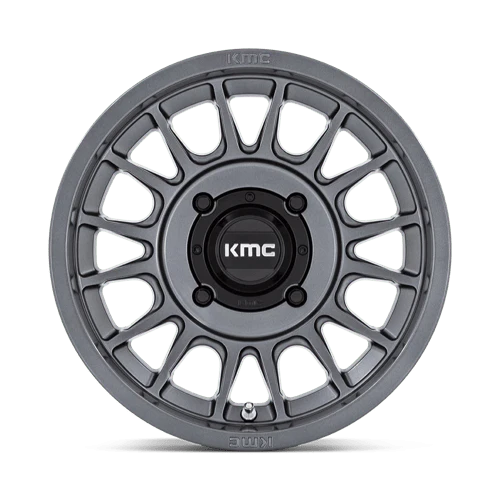 KMC POWERSPORTS KS138 15X7 4X137 ANTHRACITE 10MM - KS138AX15704810