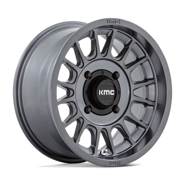 KMC POWERSPORTS KS138 15X7 4X156 ANTHRACITE 10MM - KS138AX15704410