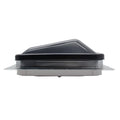 12V POWERED ROOF VENT SMOKE DOME BIRCH WHITE SCREEN FRAME AUTO LIFT