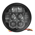 J.W. Speaker 12-24V DOT ECE LED RHT High Low Beam Headlight with Front Position 0549881