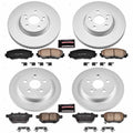 Power Stop 09-10 Pontiac Vibe Front & Rear Z17 Evolution Geomet Coated Brake Kit