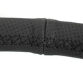 NRG Reinforced Steering Wheel (380mm/1in. Deep) Perforated Leather and Yellow Stitching